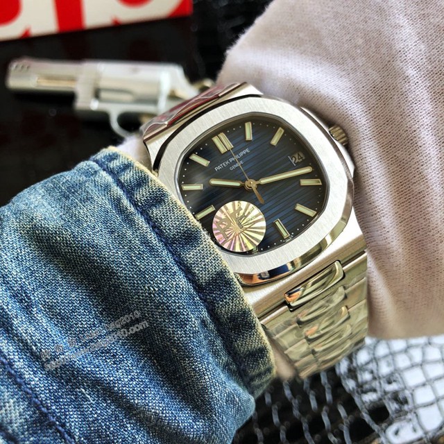 百達翡麗高端複刻男士腕表 PATEK PHILIPPE鋼表之王5711鸚鵡螺男士腕表  gjs1920